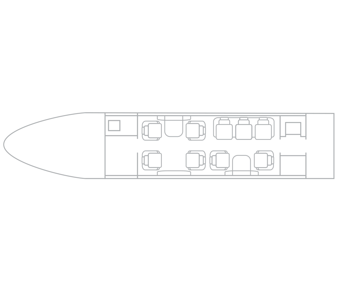 Embraer Praetor 600 interior cabin specifications
