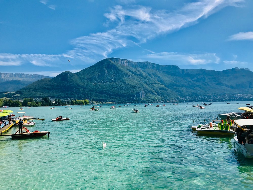 Lake Annecy in summertime