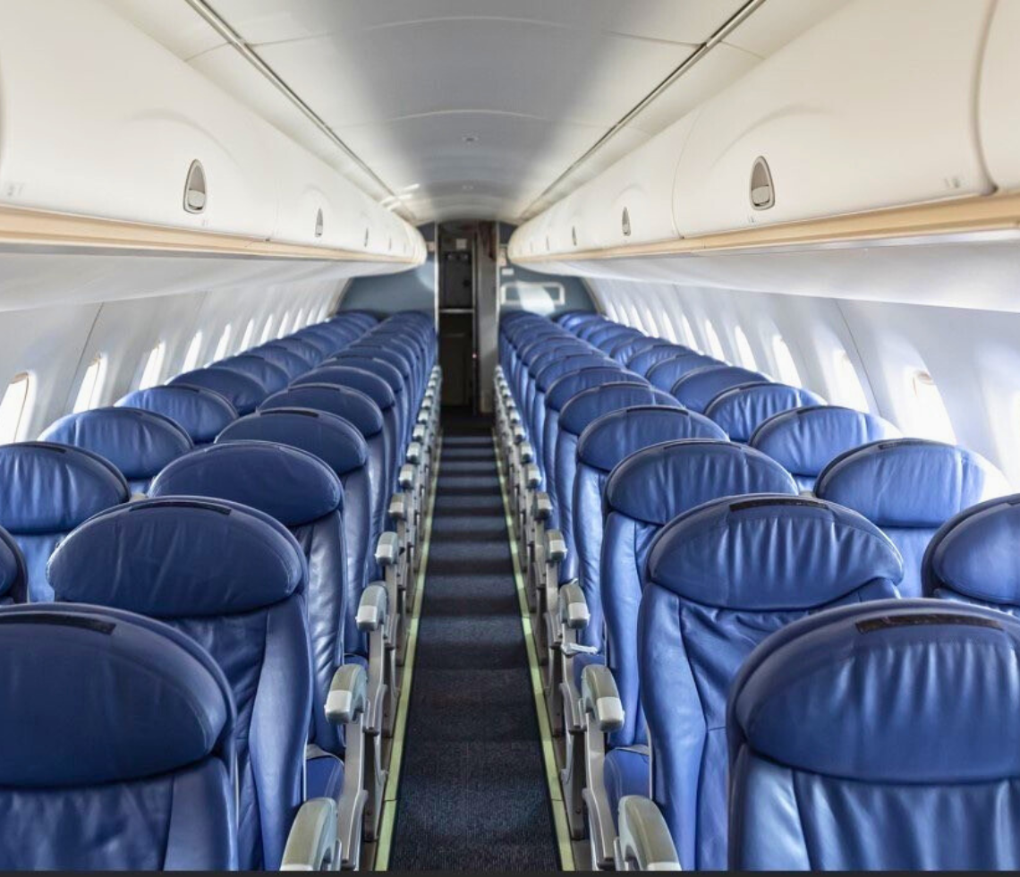 Commute Air Embraer 170 Aircraft Interior