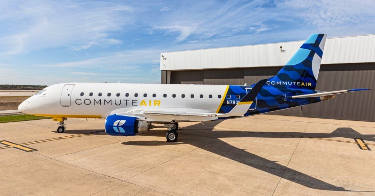 Commute Air Embraer 170 Aircraft Cover